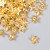 Декор для творчества пластик "Звёзды" золото набор 100 шт 1х1 см
