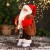 Дед Мороз "В красном тулупе, с фонариком" двигается, ботинки светятся, 17х35 см