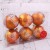 Набор шаров пластик d-8 см, 6 шт "Царство снега - ёлочка" оранжевый