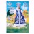 Русский костюм для девочки: платье с кокеткой, кокошник, р-р 64, рост 122-128 см, цвет синий