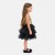 Платье нарядное для девочки с пайетками KAFTAN, размер 36 (134-140), цвет чёрный
