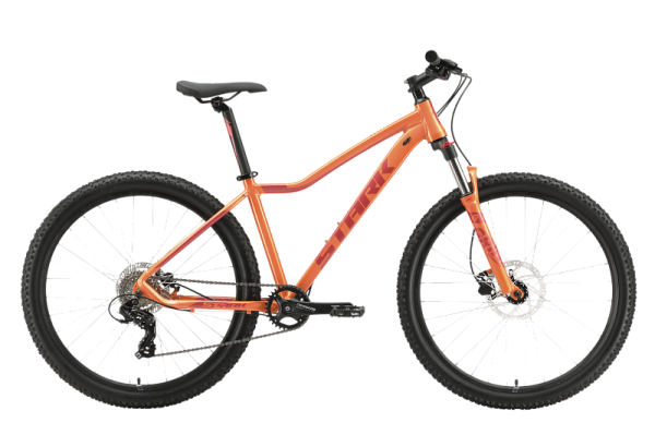 Велосипед Stark'23 Viva 27.2 HD светло-оранжевый/красный HQ-0009995