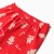 Пижама для девочки, цвет красный/печеньки, рост 98-104 см
