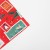 Бумага упаковочная глянцевая «Новогодние марки», 70 х 100 см