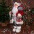 Дед Мороз "С охапкой подарков и в меховых сапожках" 50 см, красный