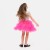 Платье для девочки с пайетками KAFTAN, размер 28 (86-92), цвет ярко-розовый