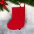 Носок для подарков "Снеговик, поталь" 11х16 см, красный