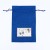 Мешок подарочный с термонаклейкой, 16 х 24 см, синий