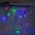 Гирлянда «Нить» 4 м с насадками «Новогодняя сказка», IP20, прозрачная нить, 20 LED, свечение мульти, 8 режимов, 220 В