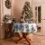 Скатерть Этель «Рождественский вечер», d=220 см, 100% хл, саржа 190 г/м2