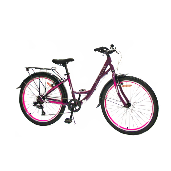 Велосипед Stels Miss-4300 V V010 Фиолетовый/Розовый