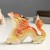 Сувенир керамика "Китайский огненный дракон - рык" с золотом 5х12х9 см