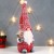Сувенир керамика свет "Дедуля Мороз в красном полосатом наряде со скворечником" 47х21х15 см   756797