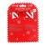 Подарочный набор новогодний Крошка Я: держатель для соски-пустышки на ленте и носочки - погремушки на ножки «Мишка»