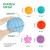 Подарочный набор развивающих мячиков Крошка Я «Волшебная почта» 6 шт., новогодняя подарочная упаковка