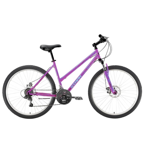 Велосипед Stark'22 Luna 26.1 D Steel фиолетовый/голубой 18"