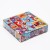 Коробочка для печенья "Pop-art новогодние супергерои", 12 х 12 х 3 см, 1 шт.