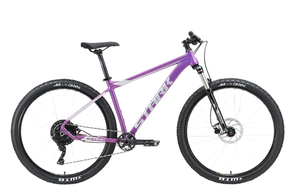 Велосипед Stark'23 Krafter 29.8 HD фиолетовый/серый металлик