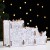 Органайзер-раскраска новогодний для канцтоваров "Зимняя прогулка" девочки, 23x9x14 см.