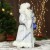 Дед Мороз "В синей шубе, с посохом и шариком" двигается, 22х45 см