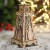 Фигурка новогодняя свет "Снеговик под звездой, в фонарике" 8х16 см