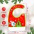 Нагрудник Крошка Я «Зайка: 1 Новый год» непромокаемый на липучке, ПВХ, новогодняя подарочная упаковка