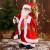 Дед Мороз "В красном костюмчике с орнаментом, с посохом" двигается, 20х50 см