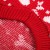 Свитер "Косточки-снежинки", размер 16 (ДС 35-39, ОГ 38-50, ОШ 24-28 см), красный
