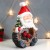 Сувенир керамика свет "Дед Мороз с ёлкой и птицами в гнезде, срез дерева" 39х26,5х10,5 см