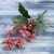 Декор "Зимние грезы" гроздь ягод шишка иней 22 см