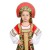 Русский народный костюм «Рябинушка», платье длинное, кокошник, бомбоны на шнурке, р. 30, рост 110-116 см