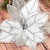 Декор "Зимний цветок" 15,5х12 см, белый