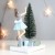 Сувенир полистоун световой "Девушка украшает ёлочку" 24,5х11х15 см