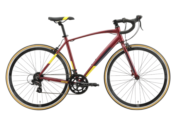 Велосипед Stark'23 Peloton 700.1 темно-красный/никель 18"