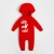 Комбинезон с капюшоном Крошка Я «Новогодние зверята», рост 68-74 см, цвет красный