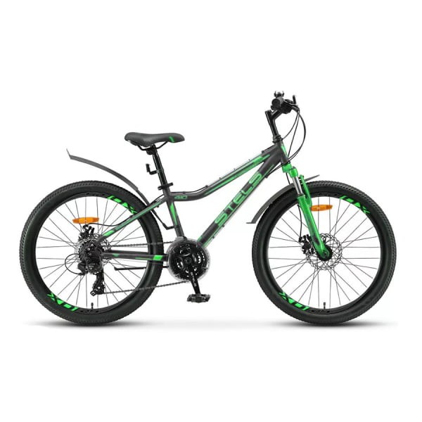 Велосипед Stels Navigator 24" 410 MD V010 Черный/Зеленый