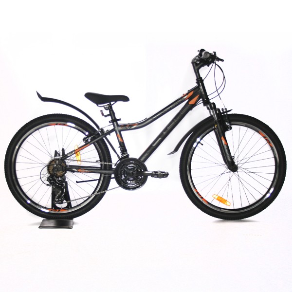 Велосипед Stels Navigator 24" 410 V 21 sp V010 Антрацитовый/Чёрный