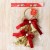 Украшение новогоднее "Уютная сказка" бантики бордо колокольчики, 17х39 см, золото