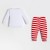 Комплект: джемпер и брюки Крошка Я «Мой первый НГ», рост 80-86 см, цвет красный/белый