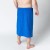 Килт мужской для бани и сауны, цвет синий вышивка Снеговик, размер 70х150 см, махра 300г/м 100% хлопок