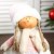 Кукла интерьерная "Девочка в юбке с пайетками, белой жилетке и розовом колпаке" 48х10х15см