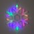 Светодиодная фигура «Снежинка» 30 см, пластик, 220 В, свечение мульти (RG/RB)