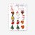 Значок "Новогодняя сказка" МИКС яркие эмоции, цветной (неделимая фас.12шт, цена за шт)