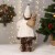 Дед Мороз "В белой шубке, в колпачке, с фонариком" двигается, 17х40 см