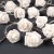 Гирлянда «Нить» 5 м с насадками «Розы белые», IP20, прозрачная нить, 20 LED, свечение тёплое белое, 220 В