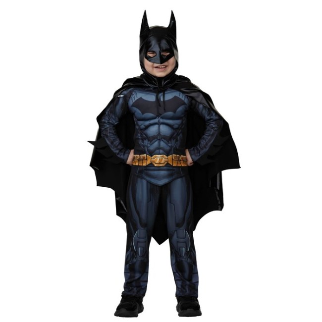 Карнавальный костюм "Бэтмэн" с мускулами черный р.104-52