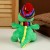 Мягкая игрушка «Дракон», в разноцветной шапке и шарфе, 15 см, цвет зелёный