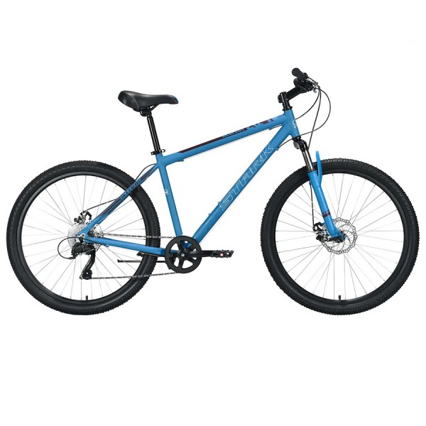 Велосипед Stark'22 Respect 26.1 D Microshift синий/черный 18"