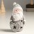 Сувенир керамика свет "Дед Мороз с сердечком" 8,3х7,5х16,5 см