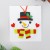 Набор для творчества - создай ёлочное украшение из фетра «Снеговичок в шапочке»